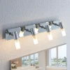 Lindby Loftlamper|Spotlights>spotlight Zela, længde 53 cm, krom, 4 lyskilder