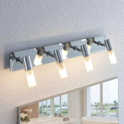 Lindby Loftlamper|Spotlights>spotlight Zela, længde 53 cm, krom, 4 lyskilder