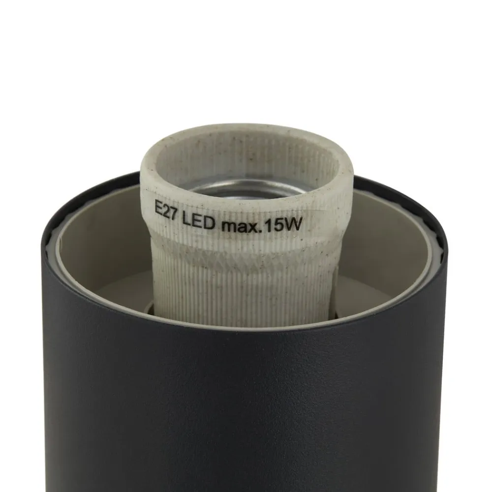 Lindby Væglampe Med Sensor|Væglamper>Statius udendørs væglampe, antracit, jern, sensor