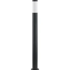 Lindby Statius vejlampe, antracit/opal, jern, 100 cm