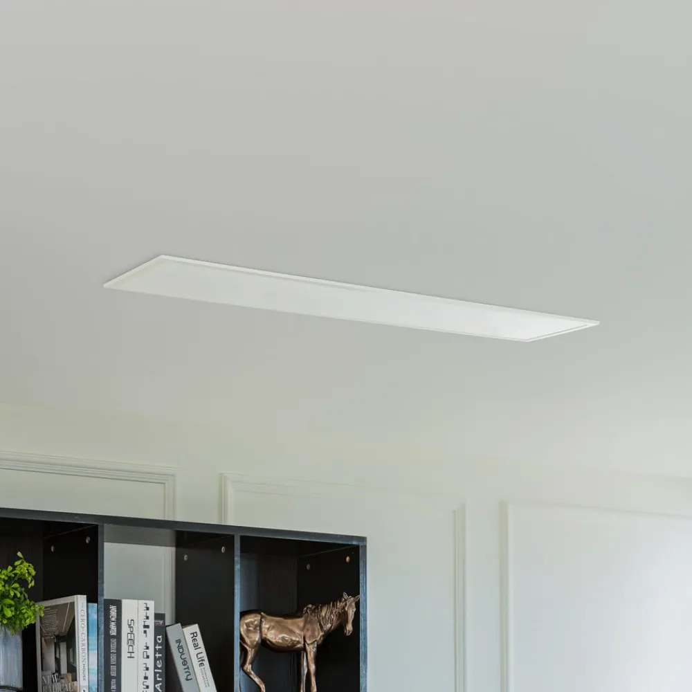 Lindby Arbejdsrum/Kontor|Loftlamper>Stenley LED-panel, CCT, 29,6 cm x 119,6 cm