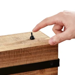 Sverina bordlampe af træ, 1 lyskilde^Lindby Hot