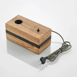 Sverina bordlampe af træ, 1 lyskilde^Lindby Hot