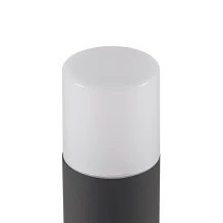 Lindby Tabyn sokkellampe, rund, mørkegrå