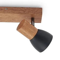 Lindby Tonja loftspot med træ, 2 lyskilder