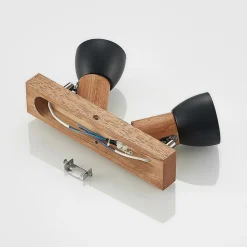 Lindby Tonja loftspot med træ, 2 lyskilder