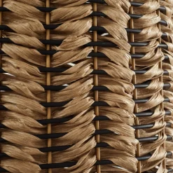 Lindby udendørs hængelampe Taryn, brun, plast, IP44 35cm