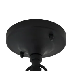 udendørs hængelampe Bolgar, sort, metal, glas^Lindby Clearance