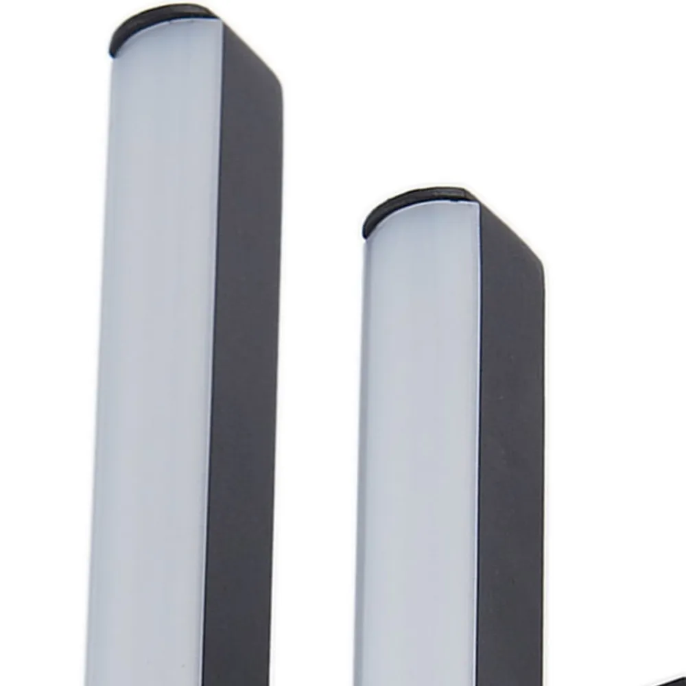 udendørs LED-væglampe Abelia, sort, aluminium, stål^Lindby Online