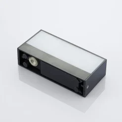 Lindby udendørs LED-væglampe Nienke, 17 cm, saltvandsresistent, IP65