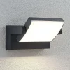 udendørs LED-væglampe Sherin, antracit, drejelig^Lindby Outlet
