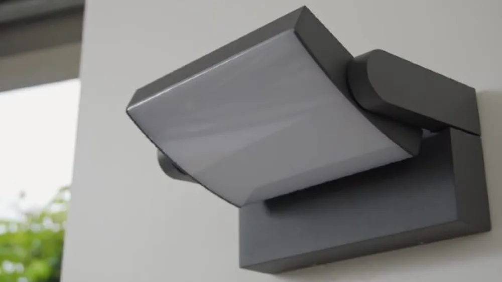 udendørs LED-væglampe Sherin, antracit, drejelig^Lindby Outlet