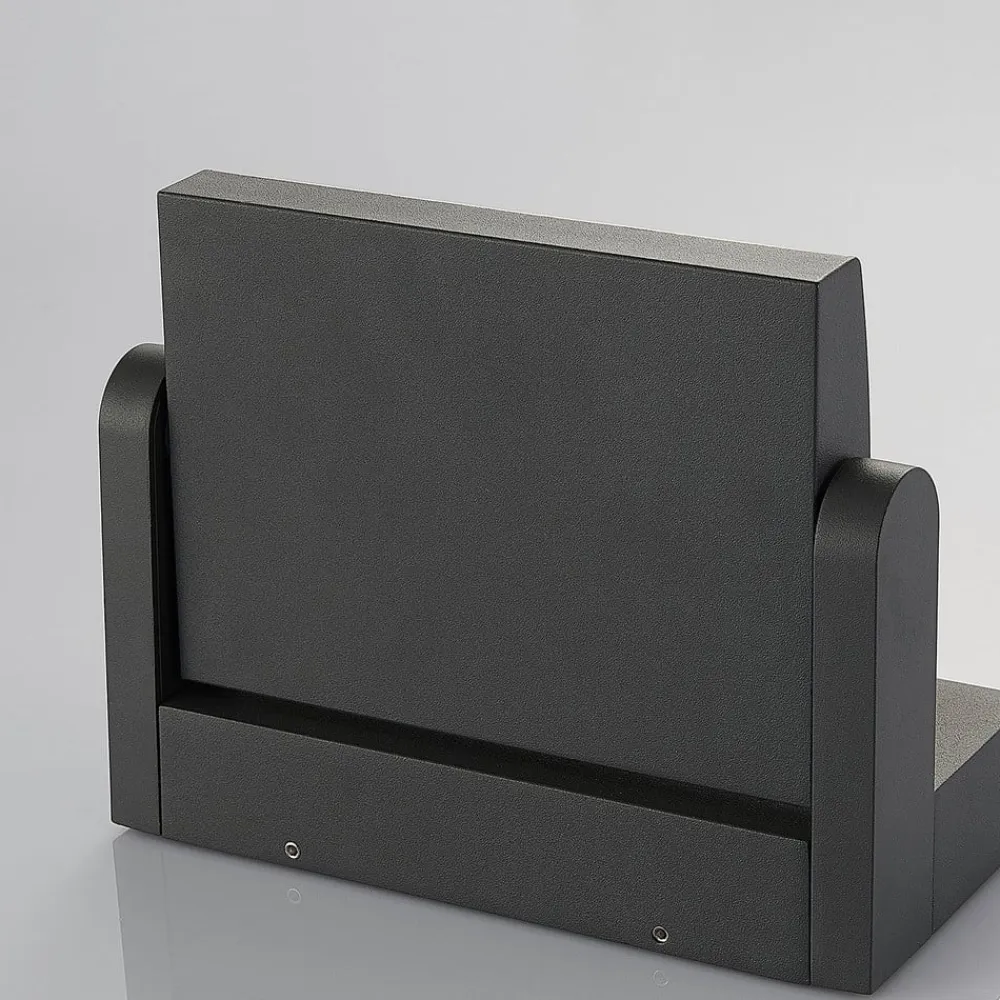 udendørs LED-væglampe Sherin, antracit, drejelig^Lindby Outlet