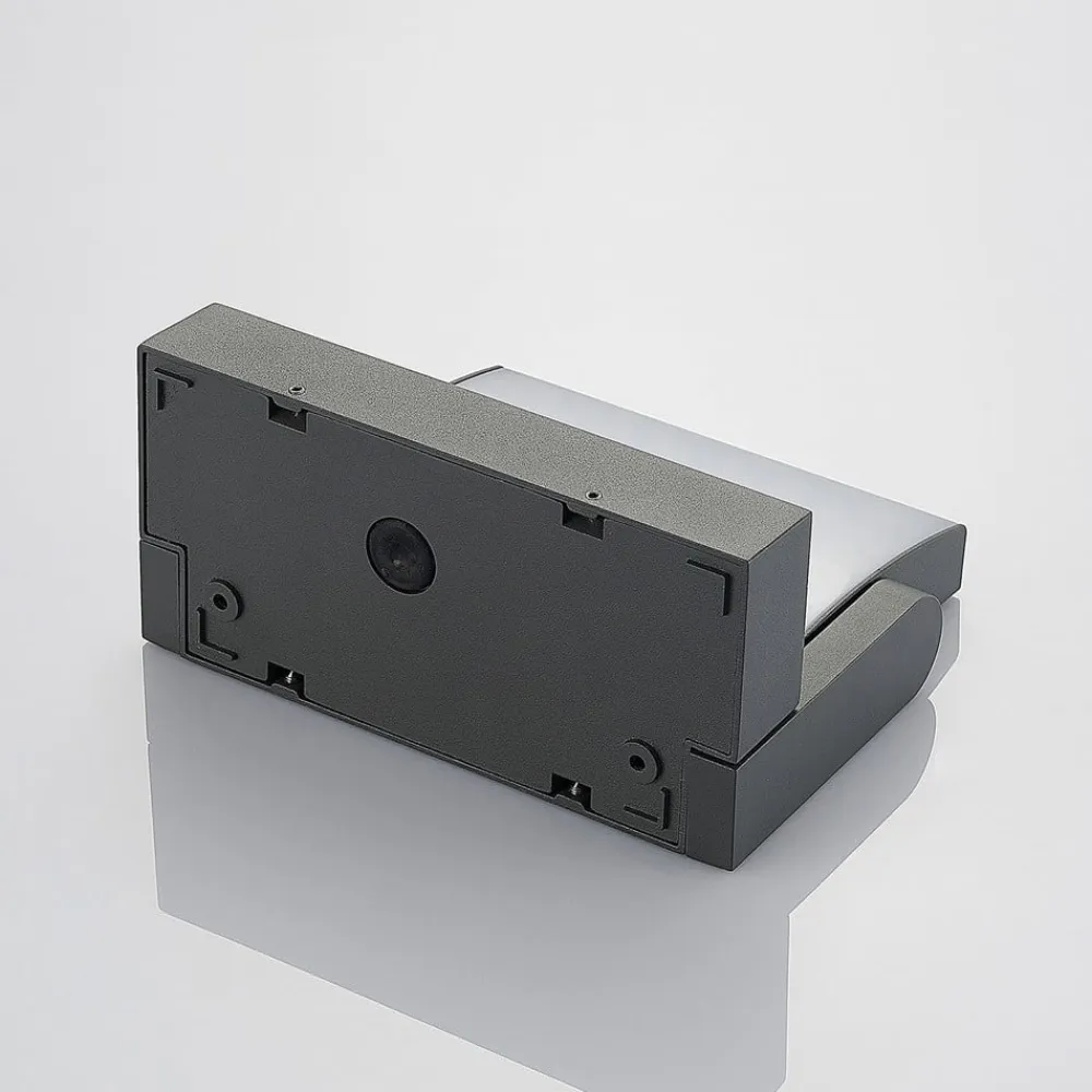 udendørs LED-væglampe Sherin, antracit, drejelig^Lindby Outlet