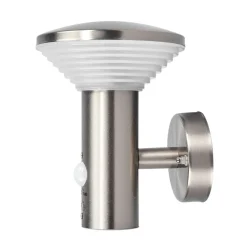 Lindby udendørs LED-væglampe Tiga, bevægelsessensor, IP44