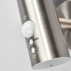 Lindby udendørs LED-væglampe Tiga, bevægelsessensor, IP44