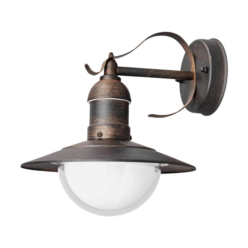 udendørs LED-væglampe Clea, bredde 24 cm, metal^Lindby New