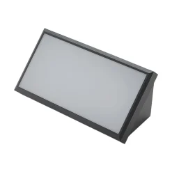 udendørs LED-væglampe Abby, grå, plast, IP65^Lindby New