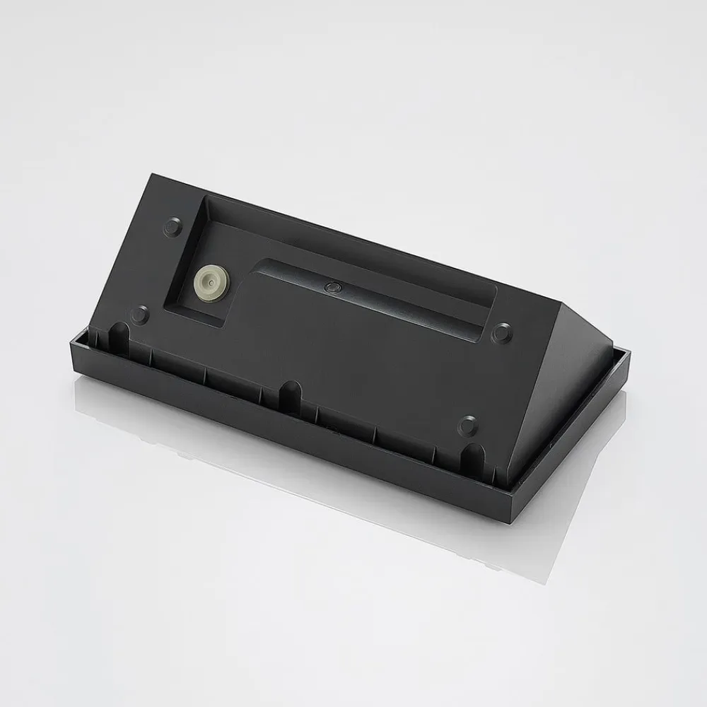 udendørs LED-væglampe Abby, grå, plast, IP65^Lindby New