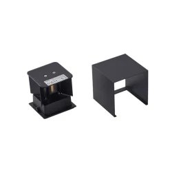 Lindby udendørs LED-væglampe Nivar, kantet, sort, IP54