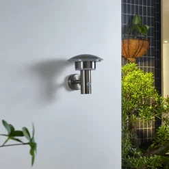 udendørs LED-væglampe Lillie, sensor, højde 19 cm^Lindby New