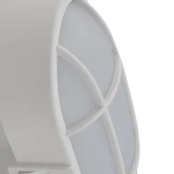 Lindby udendørs LED-væglampe Alisha, hvid, plast, IP54