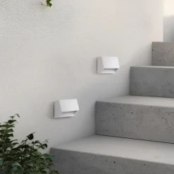 udendørs LED-væglampe Appeso, bredde 10 cm, sæt med 2 stk^Lindby Discount