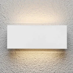 udendørs LED-væglampe Safira, metal, op/ned, IP44^Lindby Discount