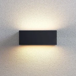 udendørs LED-væglampe Nienke, 23 cm, saltvandsresistent, IP65^Lindby Hot