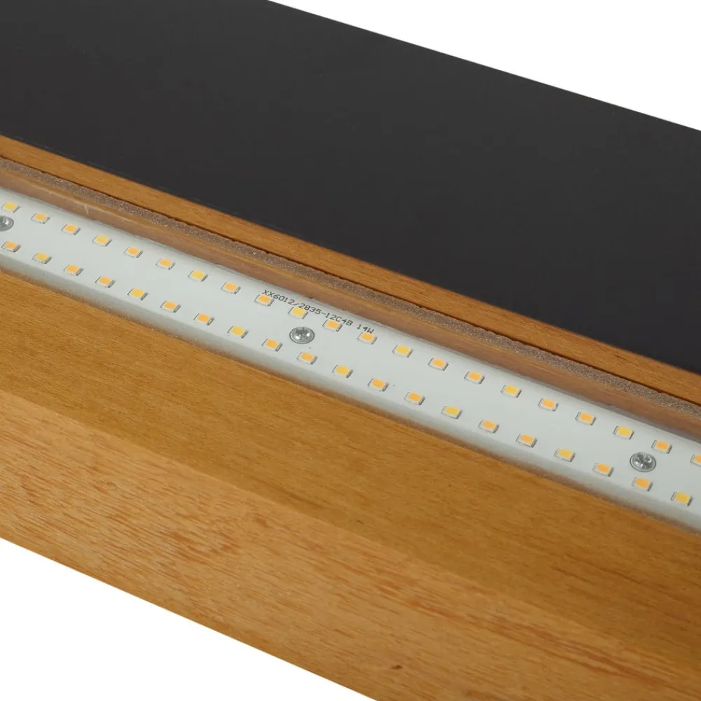 udendørs LED-væglampe Lenore, sort, metal, 36,5 cm^Lindby Clearance
