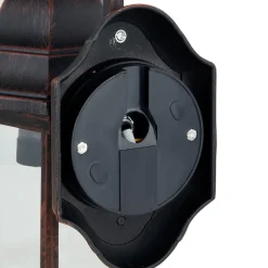 udendørs væglampe Daaje, rustfarvet, 30,5 cm, aluminium^Lindby Best