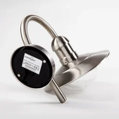 Lindby udendørs væglampe Damion, 30 cm, stål, E27, IP44