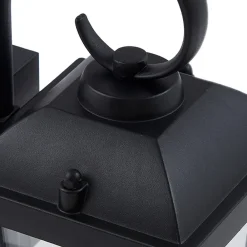 udendørs væglampe Eloane, sort, stål, 29 cm^Lindby Clearance