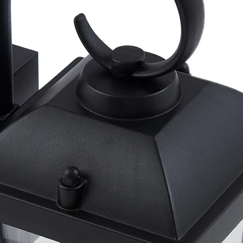 udendørs væglampe Eloane, sort, stål, 29 cm^Lindby Clearance