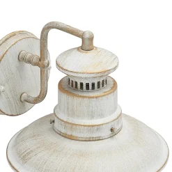 udendørs væglampe Gwendolyn, hvid antik, metal, 26 cm^Lindby Online