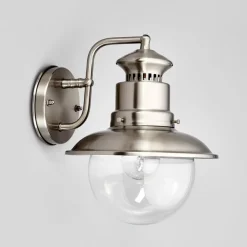 udendørs væglampe Gwendolyn, grå, stål, 26 cm^Lindby Clearance