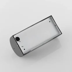 udendørs væglampe Junias, 24 cm, antracit, sensor^Lindby Discount