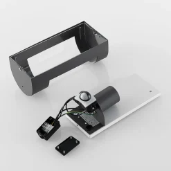 udendørs væglampe Junias, 24 cm, antracit, sensor^Lindby Discount