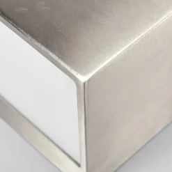 udendørs væglampe Leonora, 20 cm, kantet, stål^Lindby Clearance