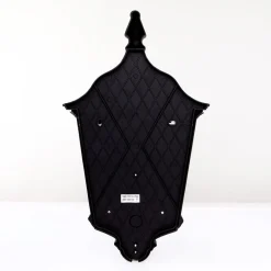 udendørs væglampe Lieva, højde 44 cm, sort, glas^Lindby Outlet