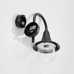 Lindby udendørs væglampe Nalevi, 41 cm, saltvandsresistent, E27, IP44