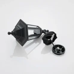 udendørs væglampe Nane, lygte, saltvandsresistent, E27^Lindby Hot