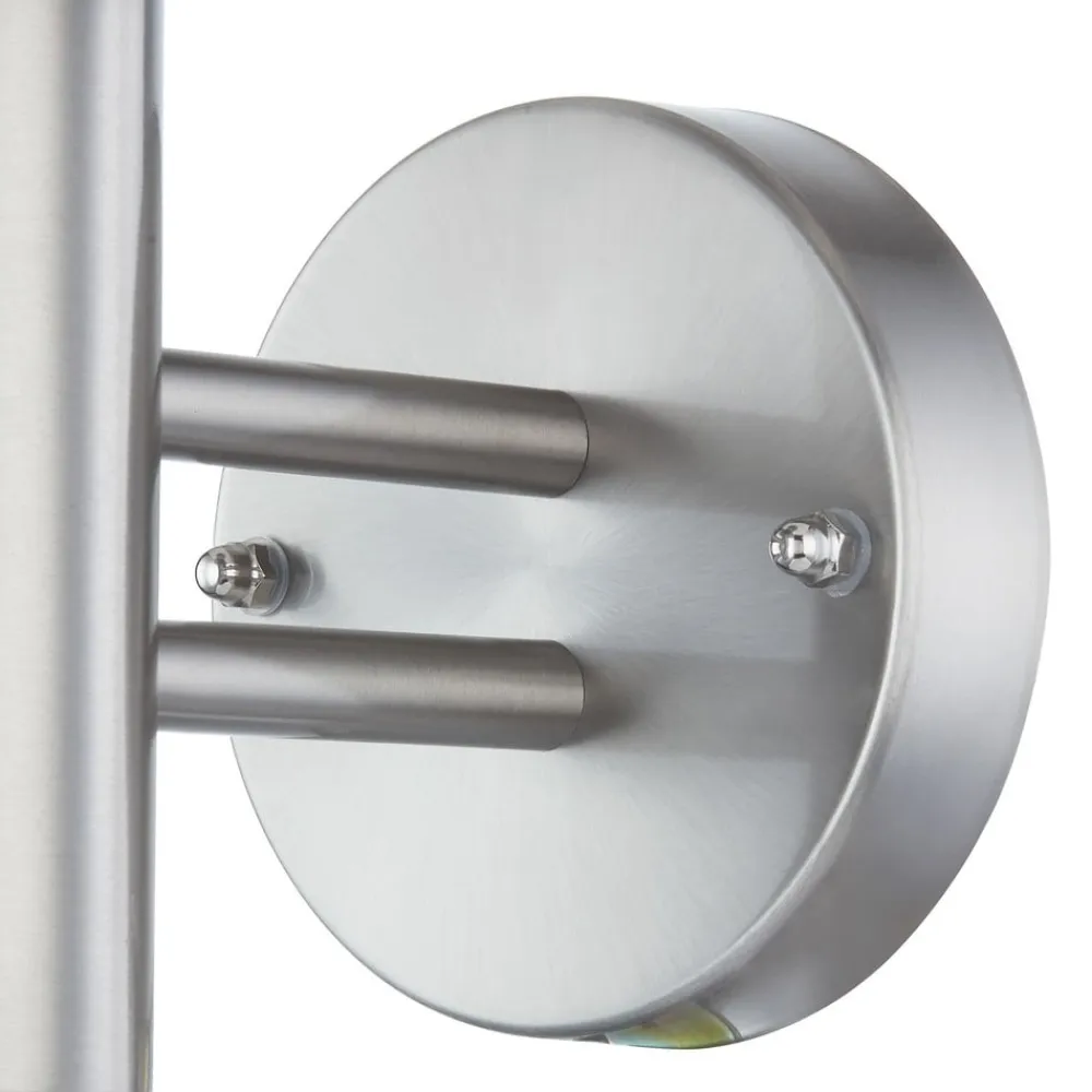 Lindby Væglampe Med Sensor|Væglamper>udendørs væglampe Noemi, sensor, grå, stål, 34 cm