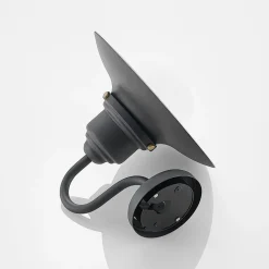 Lindby udendørs væglampe Roisin, antracit, metal, 31 cm