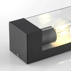 udendørs væglampe Tilian, højde 25 cm, antracit, stål^Lindby Discount