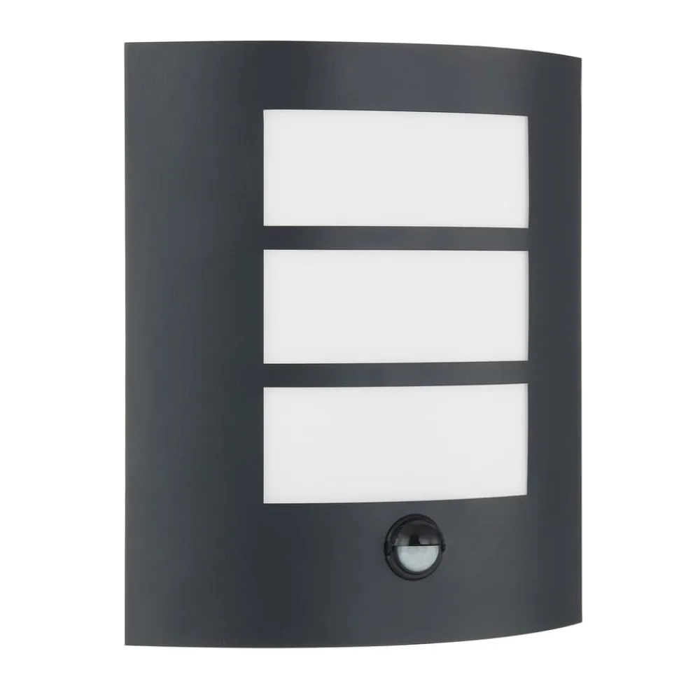 Lindby Væglampe Med Sensor|Væglamper>udendørs væglampe Vimal, sensor, E27, 26 cm, aluminium