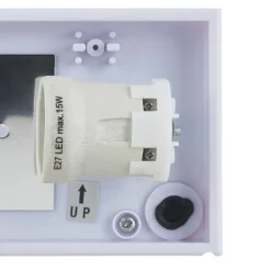 udendørs væglampe Vimal, E27, 32 cm, sort, aluminium^Lindby Sale