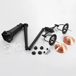 udendørslampe Clint, 225 cm, 2 lyskilder, saltvandsresistent, E27^Lindby Clearance