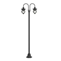 udendørslampe Farley, 215 cm, 2 lyskilder, IP44, E27^Lindby Outlet