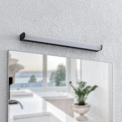 Lindby Væg- Og Spejllamper|Væglamper>Ulisan LED-væglampe til bad, rund, 58,8 cm